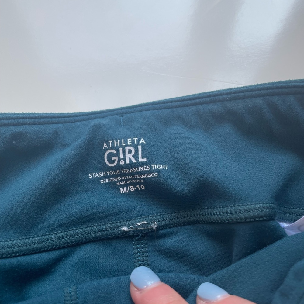 Athleta Girl Teal Leggings!